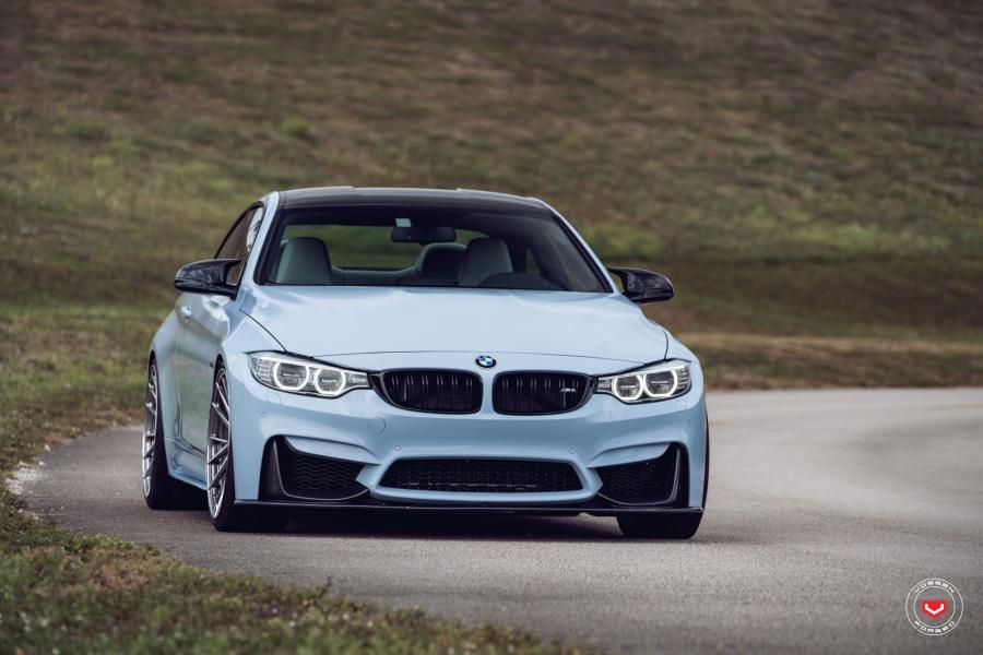  BMW M4 Coupe on Vossen Wheels (M-X4T) 2019 года  (фото 16 из 19)